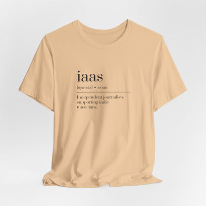 IAAS Definition T-Shirt — Dictionary-Style Indie Music Journalists Tee