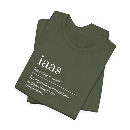 IAAS Definition T-Shirt — Dictionary-Style Indie Music Journalists Tee