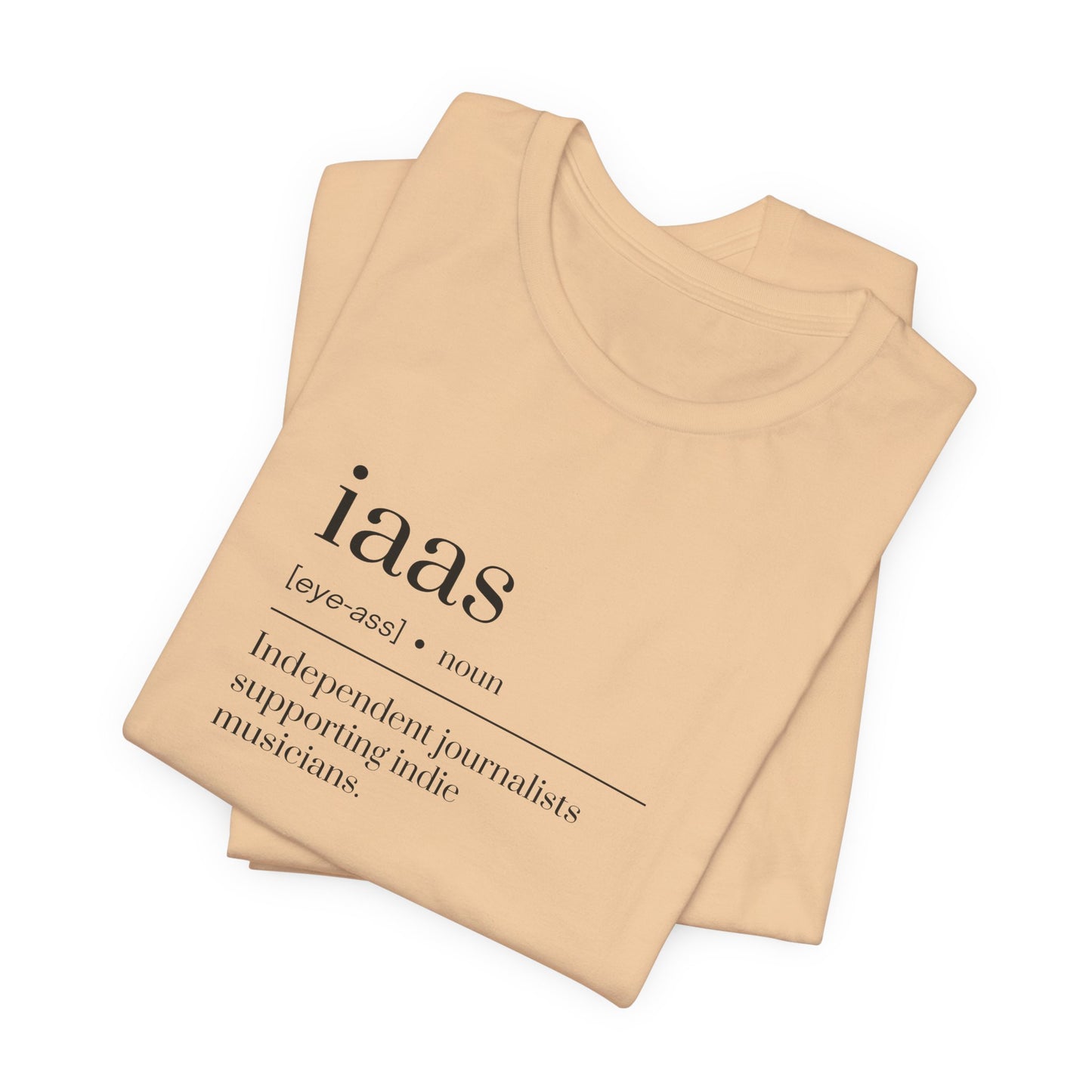 IAAS Definition T-Shirt — Dictionary-Style Indie Music Journalists Tee
